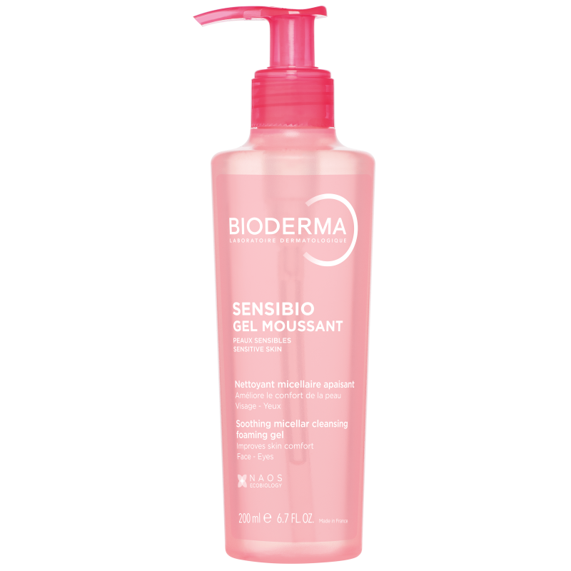 Bioderma Italia Srl Bioderma Sensibio Gel Moussant - Detergente E Struccante Lenitivo Per Pelle Sensibile - 200 Ml